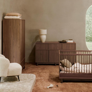 Quax Lit Kyo Lg 70 x L 140 cm Walnut