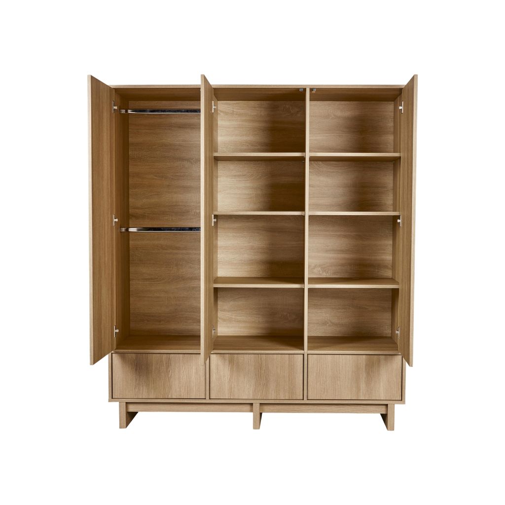 Quax Armoire 3 portes Kyo Honey Ash