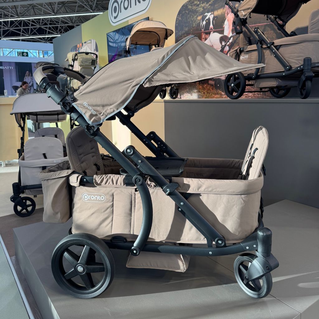 Pronto Stroller Chariot Mocha Mousse + porte-gobelet