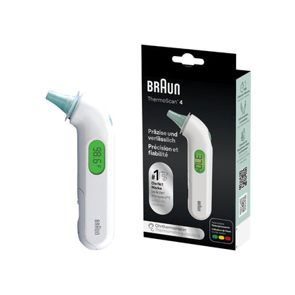 Braun Digitale Koortsthermometer ThermoScan 4 White