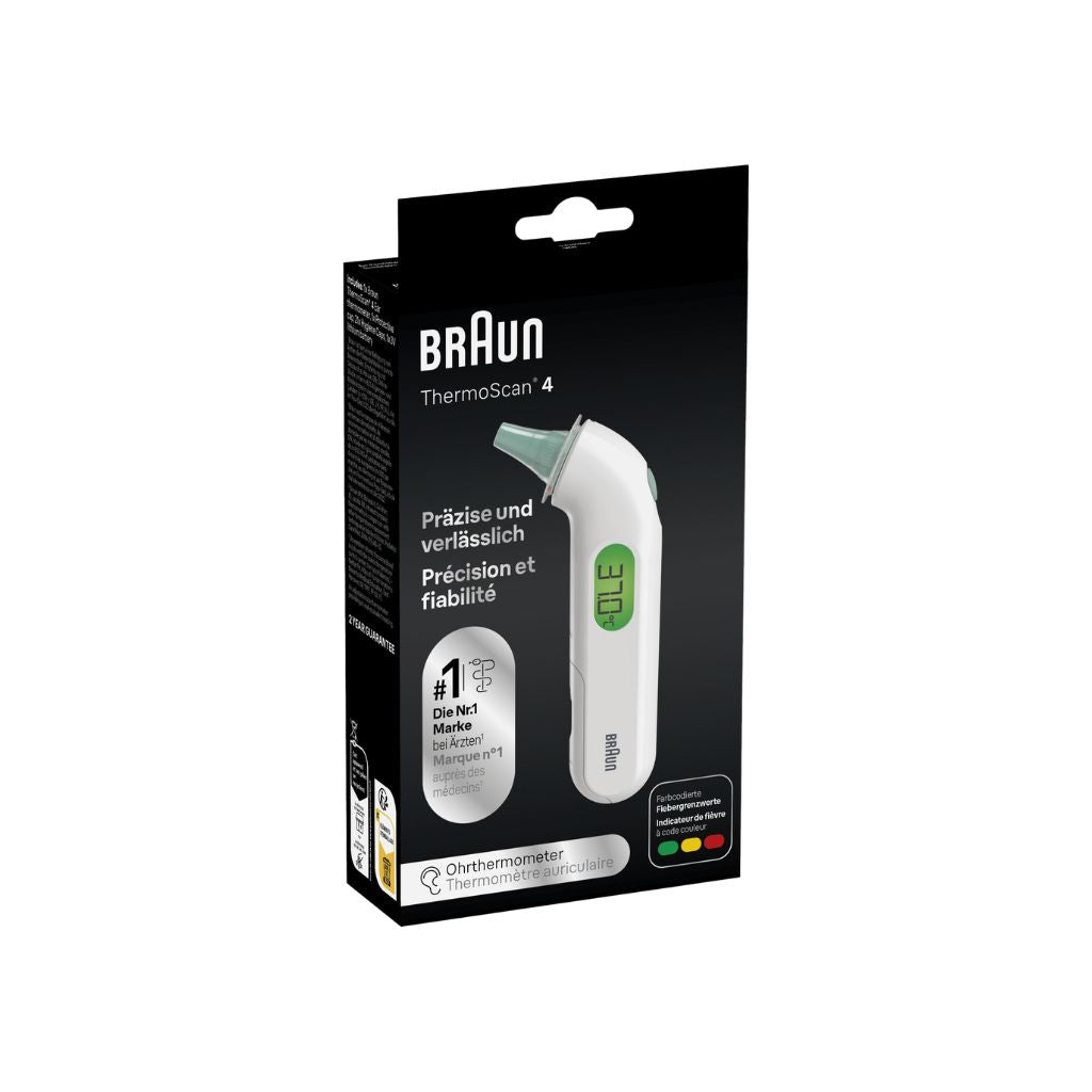 Braun Digitale Koortsthermometer ThermoScan 4 White