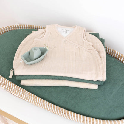 Bemini Sac de couchage d'été Magic Bag Swaddle TOG 0,5 Linnen 60 cm