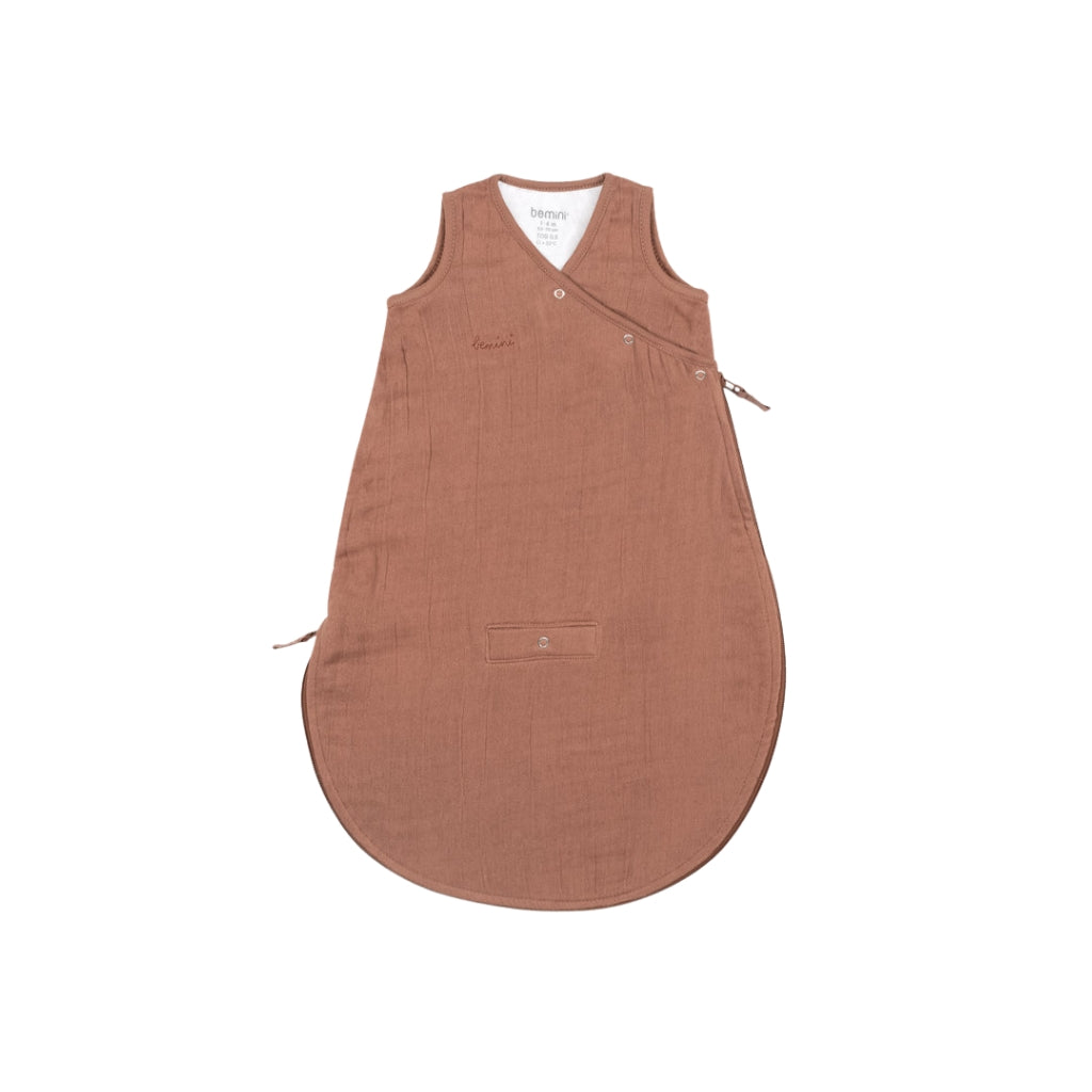 Bemini Zomerslaapzak Magic Bag Swaddle TOG 0,5 Moka 60 cm