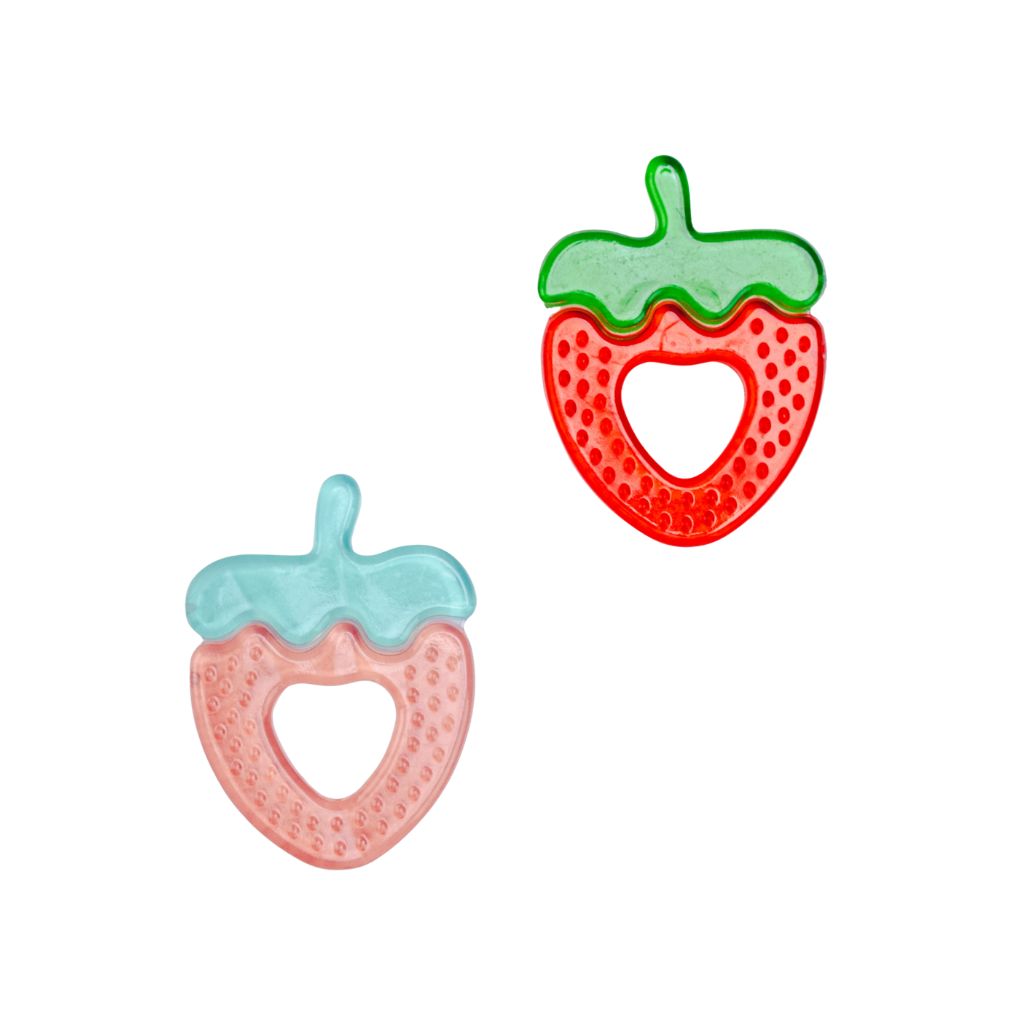BoJungle Anneau de dentition Strawberry - 2 pièces