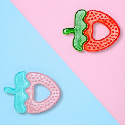 BoJungle Anneau de dentition Strawberry - 2 pièces