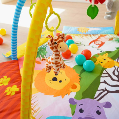 BoJungle Speeltapijt met Speelboog Veelkleurig