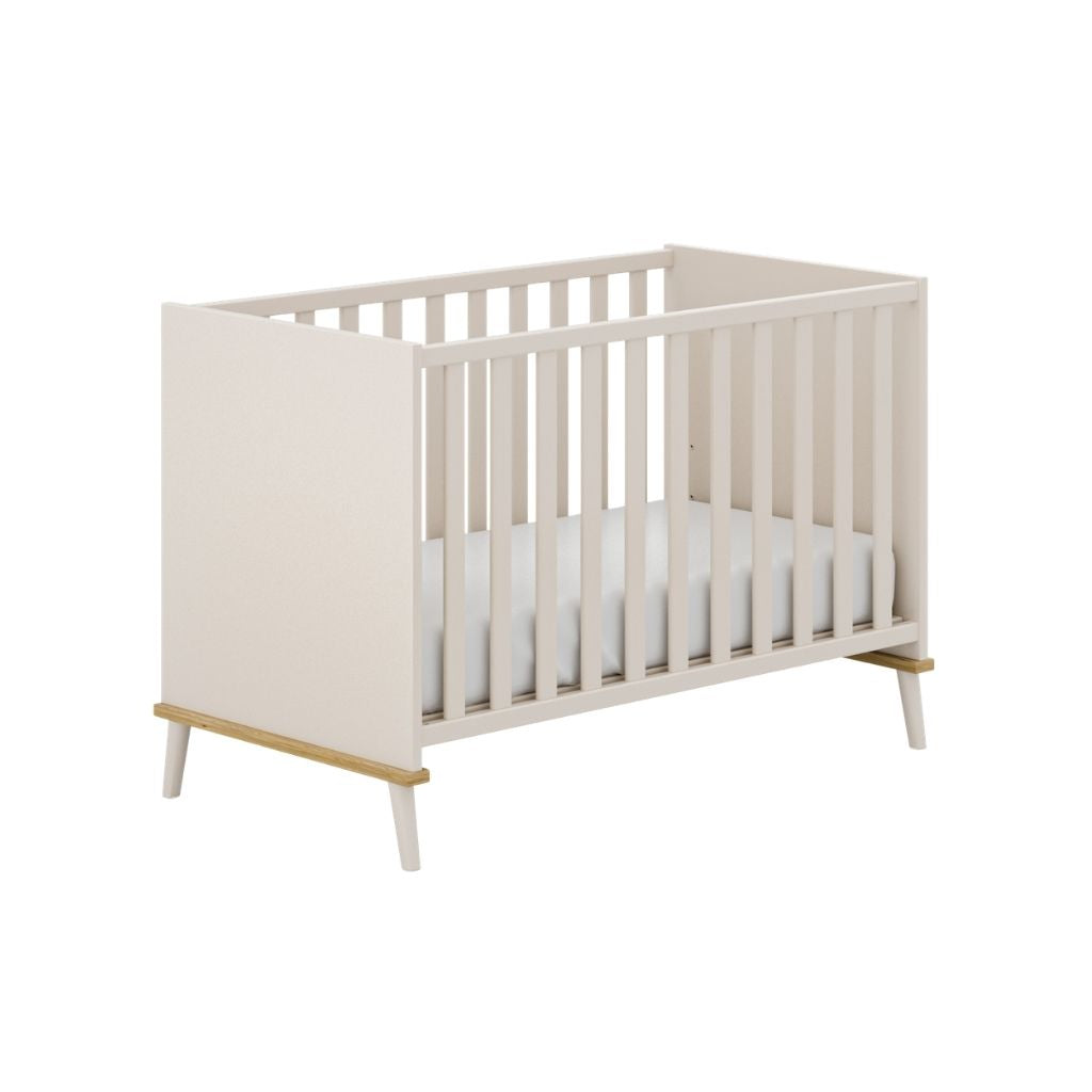 Yuny Lit de bébé Hazel Beige 60 x 120 cm