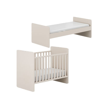 Yuny Lit évolutif Hazel / Sister Lou Beige 60 x 120 - 90 x 200 cm