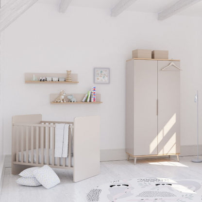 Yuny Lit évolutif Hazel / Sister Lou Beige 60 x 120 - 90 x 200 cm