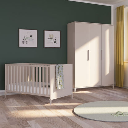 Yuny Lit de bébé Sister Lou Beige 60 x 120 cm
