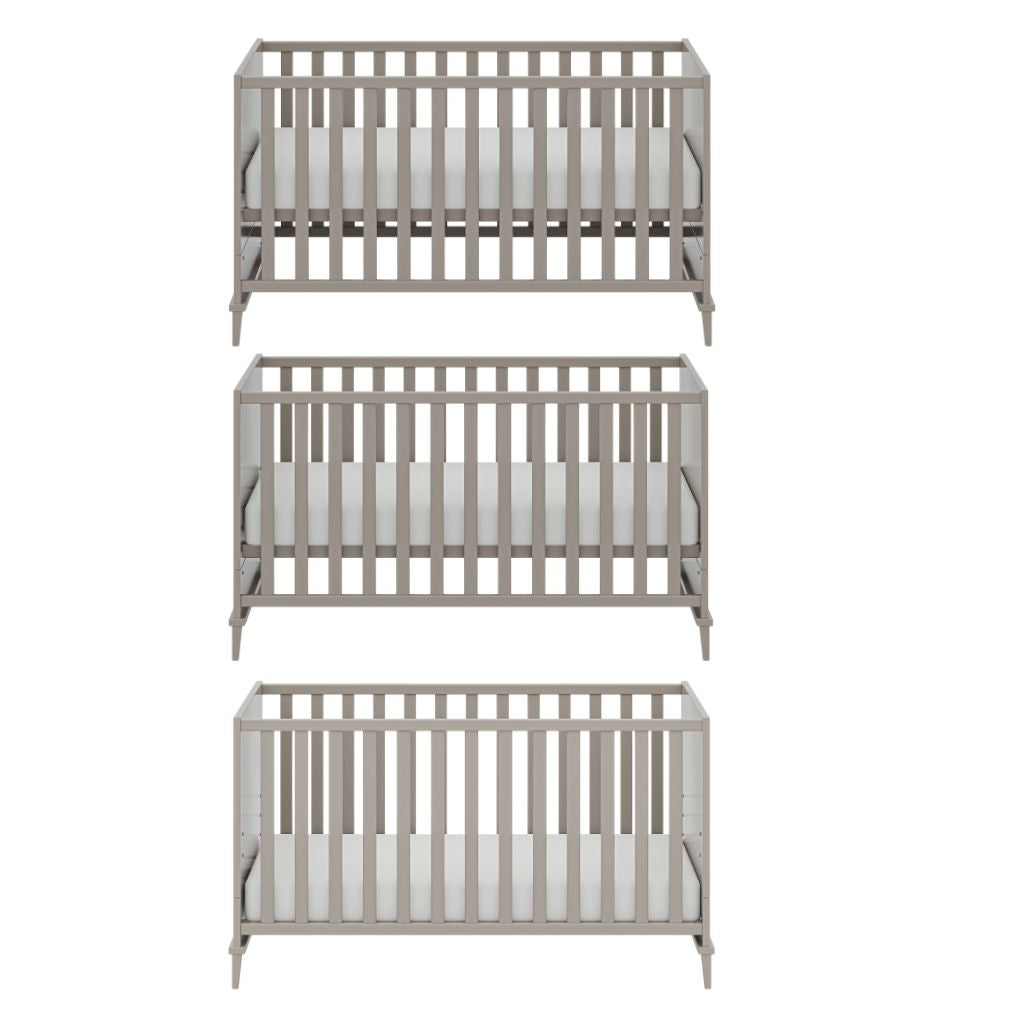 Yuny Lit de bébé Brother Stu Taupe 70 x 140 cm