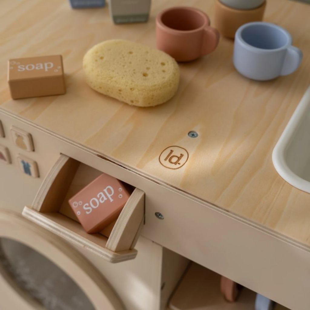 Little Dutch Houten Wasmachine Limited Edition Multi