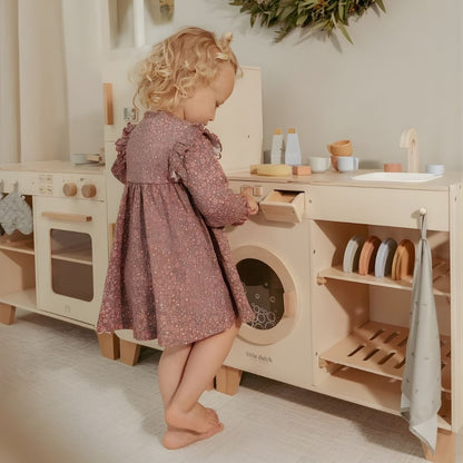 Little Dutch Houten Wasmachine Limited Edition Multi