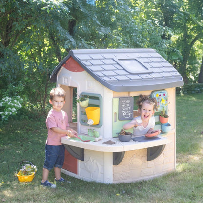 Smoby Speelhuis en Modderkeuken