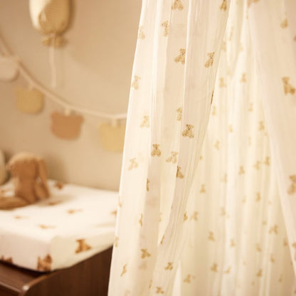 Jollein Ciel de lit Mini Teddy Bear Beige 245 cm