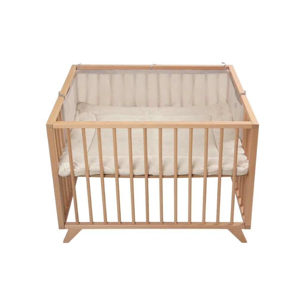 Jollein Tour de parc Mesh Sand Beige 220x30 cm
