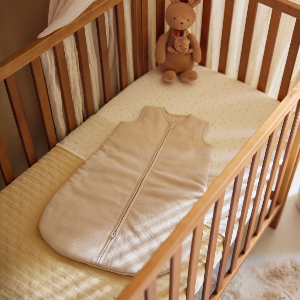 Jollein Zomerslaapzak Cocoon Little Waffle TOG 0,5 Sand 60 cm