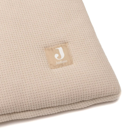 Jollein Boxkleed Little Waffle Warm Sand/ Sand 75x95 cm