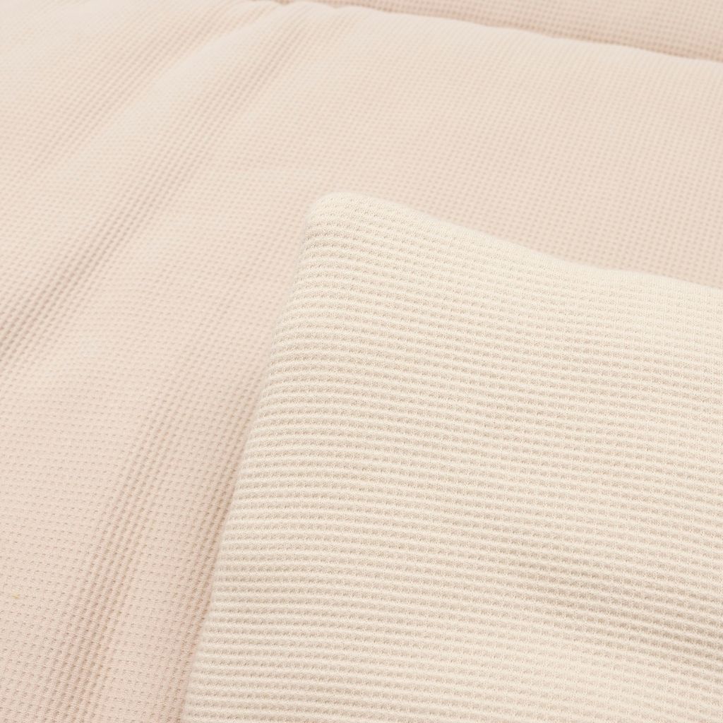 Jollein Boxkleed Little Waffle Warm Sand/ Sand 75x95 cm