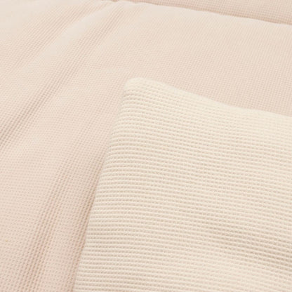 Jollein Boxkleed Little Waffle Warm Sand/ Sand 75x95 cm
