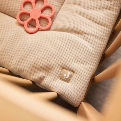 Jollein Boxkleed Little Waffle Warm Sand/ Sand 75x95 cm