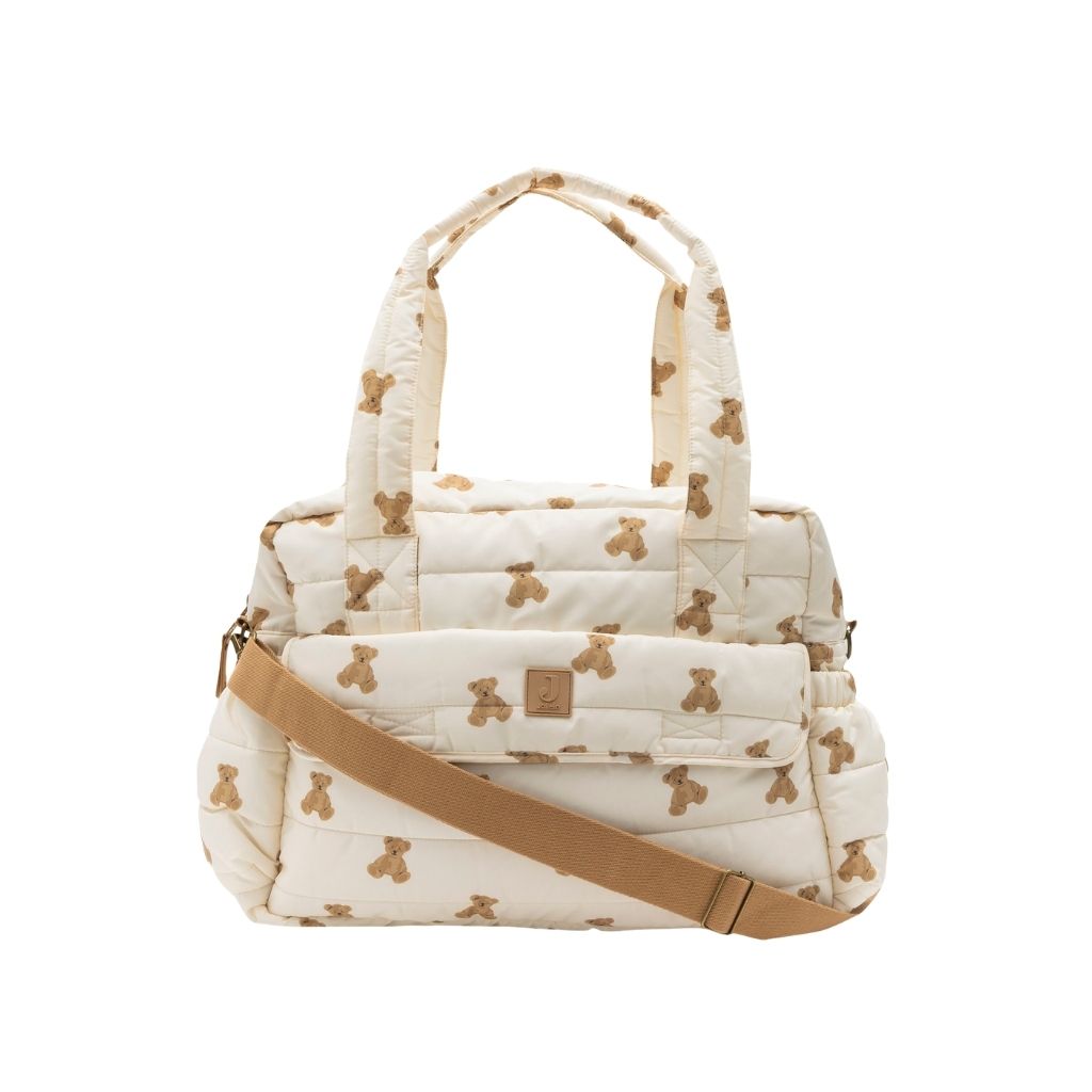 Jollein Sac à langer Mini Teddy Bear Marron/Blanc