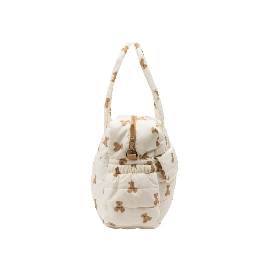 Jollein Sac à langer Mini Teddy Bear Marron/Blanc