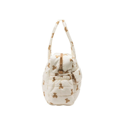 Jollein Sac à langer Mini Teddy Bear Marron/Blanc