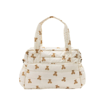 Jollein Sac à langer Mini Teddy Bear Marron/Blanc