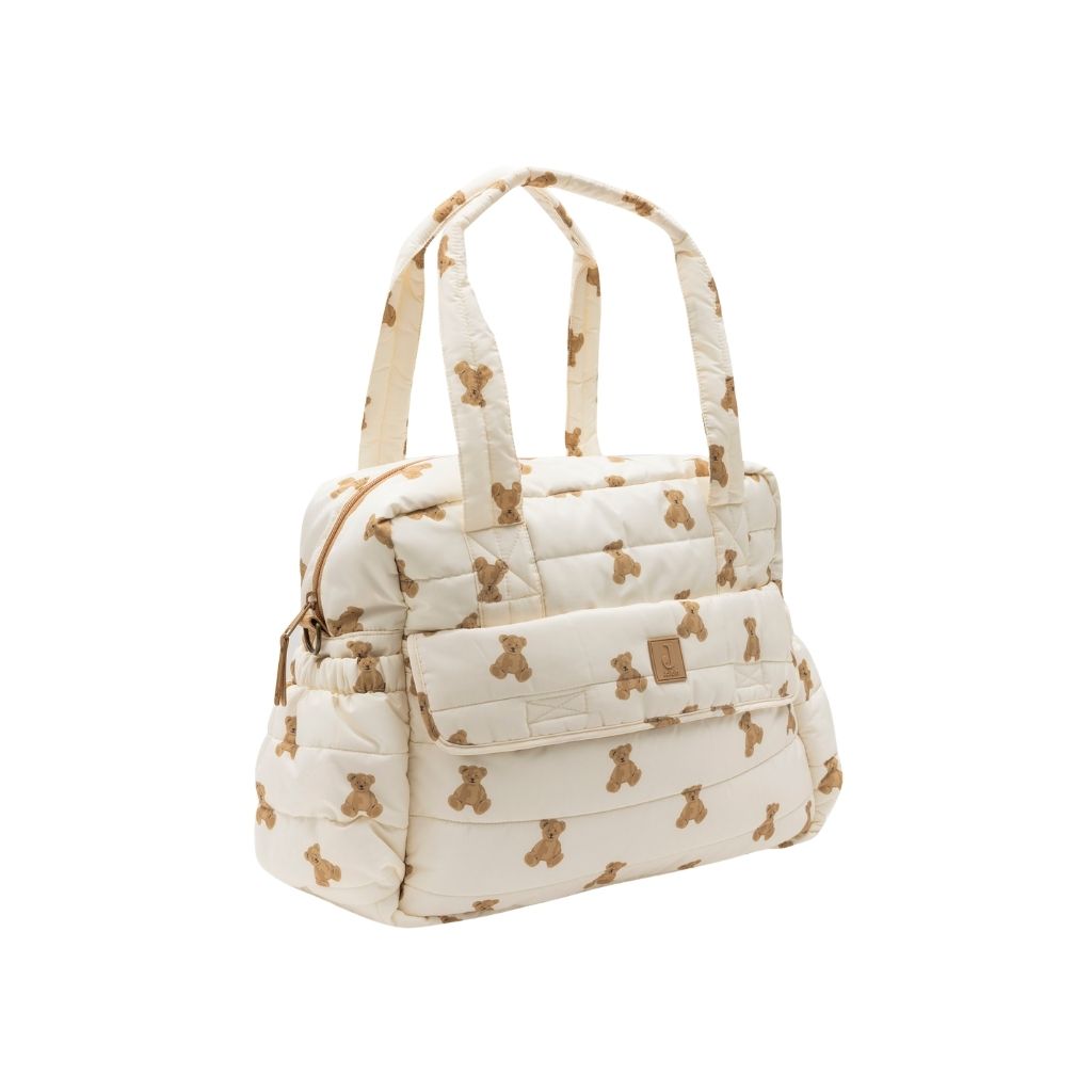 Jollein Sac à langer Mini Teddy Bear Marron/Blanc