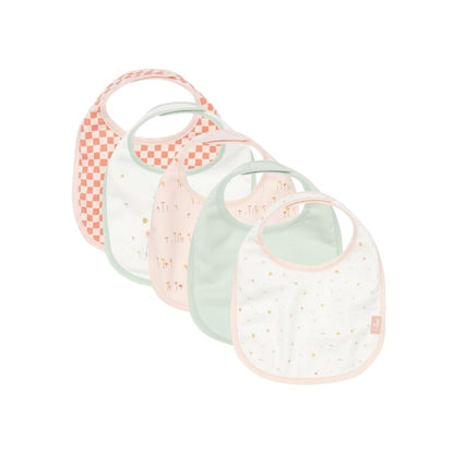 Jollein Slab Jersey Waterproof Pretty Picnic Veelkleurig – 5 stuks