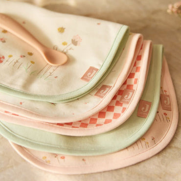 Jollein Bavoir Jersey Waterproof Pretty Picnic Multicolore – 5 pièces
