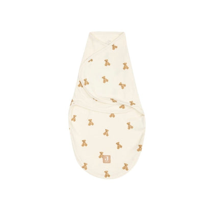Jollein Inbakerdoek Wrapper Mini Teddy Bear TOG 0,5 Beige 55 cm