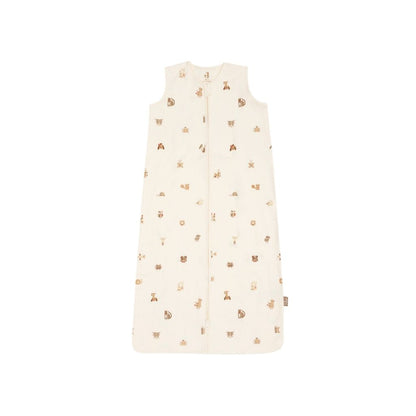 Jollein Sac de couchage d'été Animal Friends TOG 0,5 Beige 70 cm