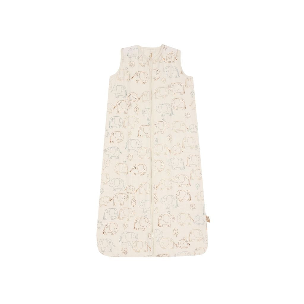 Jollein Zomerslaapzak Elephant Tales TOG 0,5 Beige 90 cm