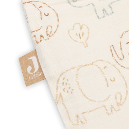Jollein Zomerslaapzak Elephant Tales TOG 0,5 Beige 110 cm