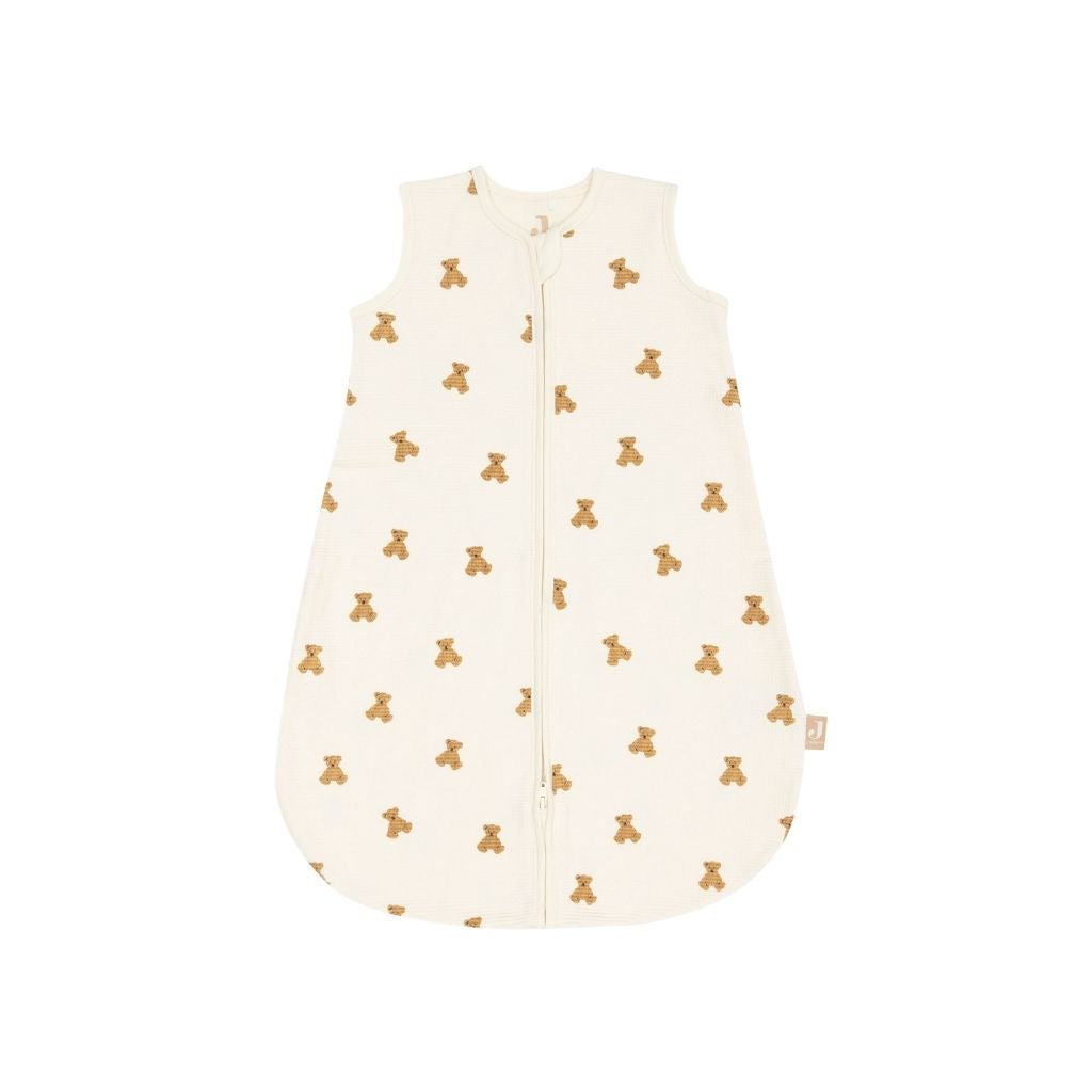 Jollein Sac de couchage d'été Newborn Mini Teddy Bear Little Waffle TOG 0,5 Beige 60 cm