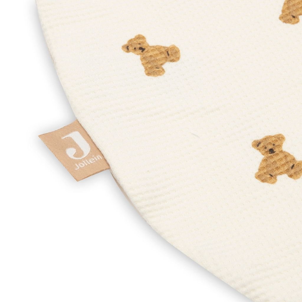 Jollein Sac de couchage d'été Newborn Mini Teddy Bear Little Waffle TOG 0,5 Beige 60 cm