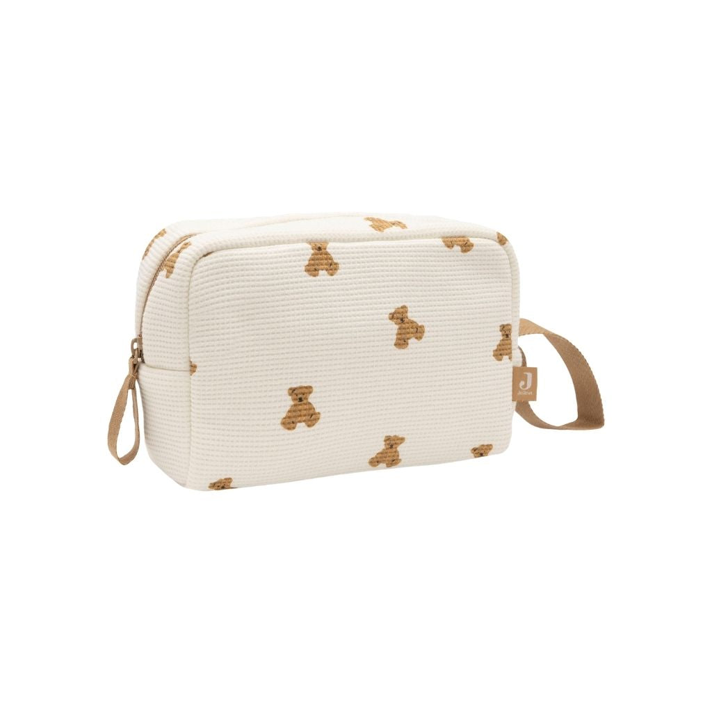 Jollein Trousse Mini Teddy Bear Little Waffle Beige