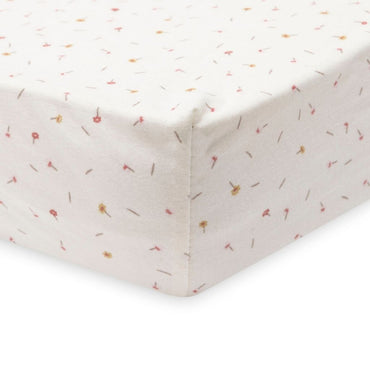 Jollein Drap-housse Jersey Pretty Picnic Flower Drops Multicolore 40/50x80/90 cm