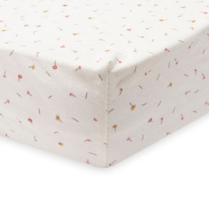 Jollein Drap-housse jersey Pretty Picnic Flower Drops