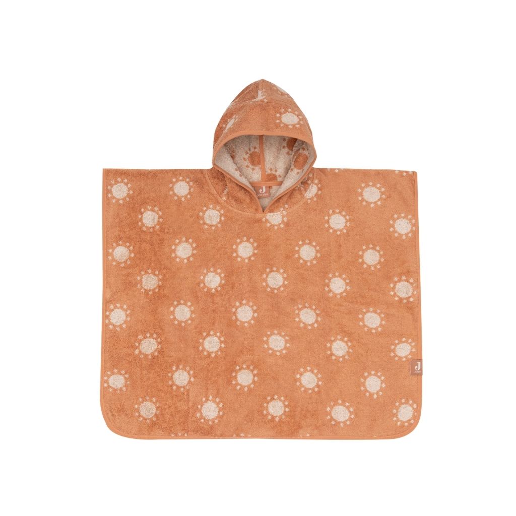 Jollein Poncho de bain Jacquard Sun Orange