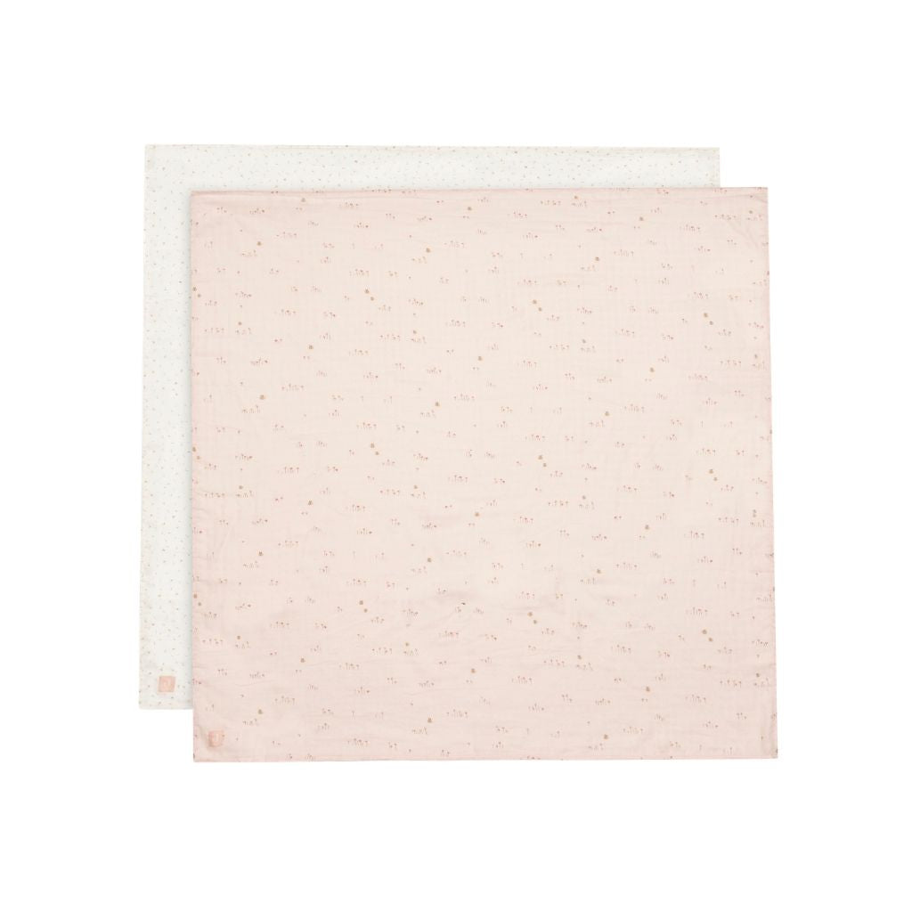 Jollein Linge hydrophile Large Pretty Picnic – 2 pièces