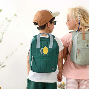 Lässig Rugzak Little Gang Lemon Dark Green