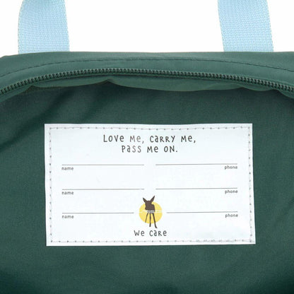 Lässig Rugzak Little Gang Lemon Dark Green
