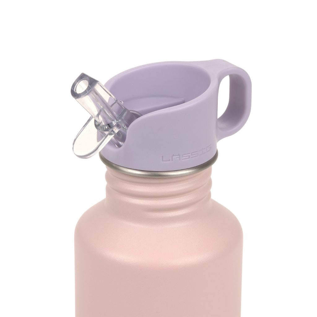 Lässig Drinkfles Stainless Steel Happy Fruits Cherry Pink 500 ml