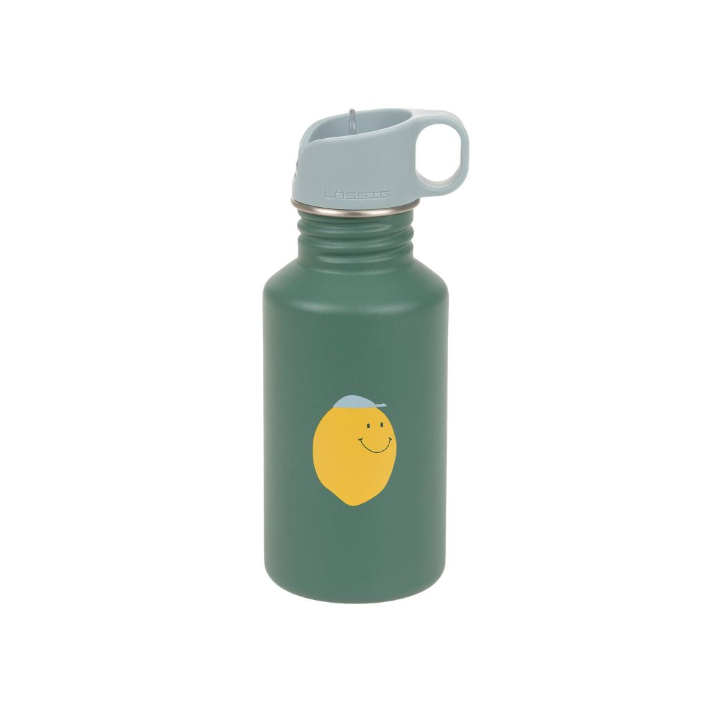 Lässig Drinkfles Stainless Steel Happy Fruits Lemon Green 500 ml