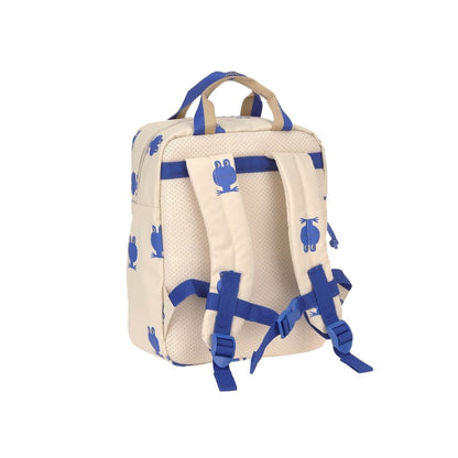 Lässig Rugzak Mini Square Happy Trails Frog Beige / Blue