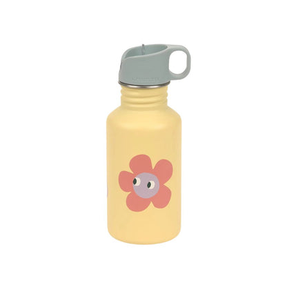 Lässig Drinkfles Stainless Steel Happy Trails Flower Yellow 500 ml