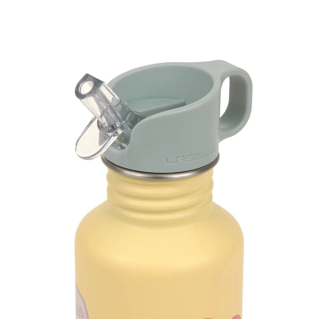 Lässig Drinkfles Stainless Steel Happy Trails Flower Yellow 500 ml